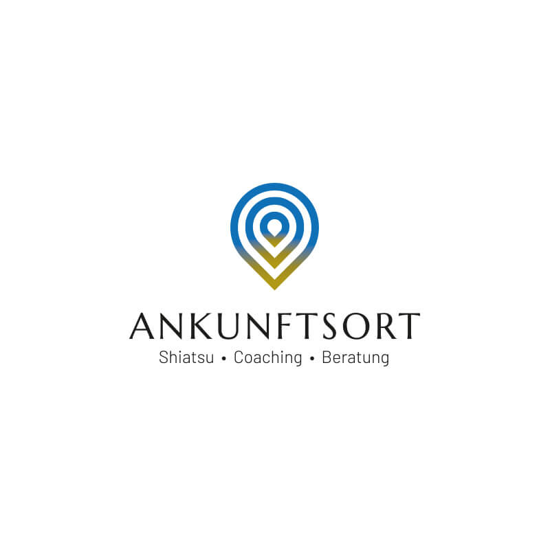 Ankunftsort Logo Referenz